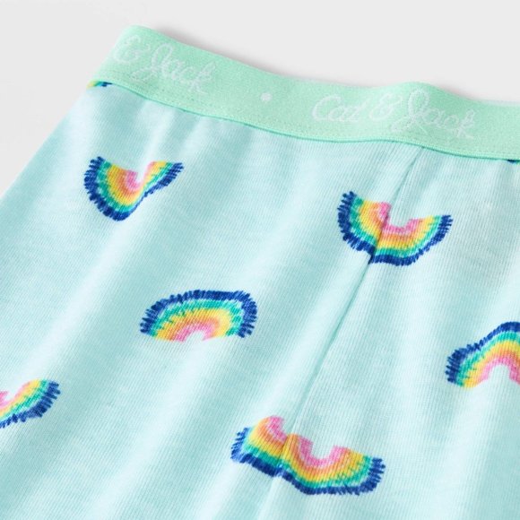 Kid's 2pc Rainbow Pajama Set - Size 10 - Picture 2 of 2